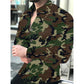 Fashion Men's Designer Starry Sky Purple Blue Gold Luxury Social Men's Shirt Lapel Large Size Casual Dot Print Long Sleeve Top