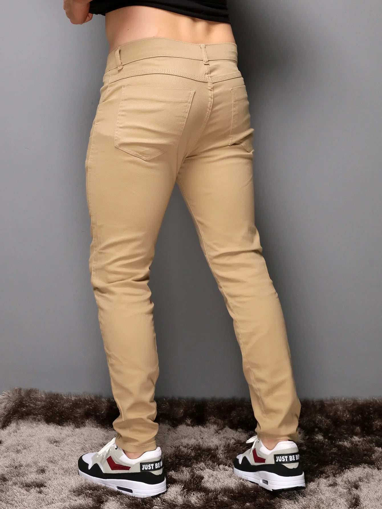 Calça Masculino CREMR BEGE ... Sarja Slim skinny Com Elastano Casual Top direto da FABRICA!!