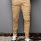 Calça Masculino CREMR BEGE ... Sarja Slim skinny Com Elastano Casual Top direto da FABRICA!!