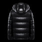 Men's Down Jacket Casual Black Glossy Couple Unisex Hooded Puffer Outwears Mens Lightweight Warm Thickened Bread Padded Coat