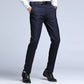 Suit Pants Men Straight Business Office Black Wine Red Plus Size 42 44 45 Slim Fit Spring Autumn Work Male Formal Trousers