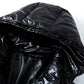Men's Down Jacket Casual Black Glossy Couple Unisex Hooded Puffer Outwears Mens Lightweight Warm Thickened Bread Padded Coat