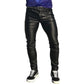 Elastic Low Waist Sexy Pu Leather Pants Mens  American European Style Fashion Party Slim Trouser Red Black Faux Leather Hotpants