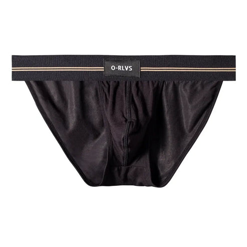 Simple modal men's underwear sports low waist, breathable U convex high fork briefs OR6109