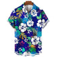 Men's Shirt Summer New Hawaiian Shirt Casual Shirt Beach Shirt Short Sleeve Flower Plant Lapel Hawaiian Holiday Clothing Apparel