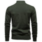 Autumn Winter New Fashion Men's Half Zipper Stand Collar Casual Trendy Business Slim Knitted Pullover Sweaters Male Clothes Tops