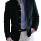 Autumn Winter Men's Casual Blazer Fashion Single-Breasted Snowflake Fleece Jacket Solid Color Daily Work Business Party Coats