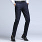Suit Pants Men Straight Business Office Black Wine Red Plus Size 42 44 45 Slim Fit Spring Autumn Work Male Formal Trousers