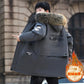 Autumn Winter New Thicken Warm Jacket Men Hooded Parkas Coat Fleece Trendy brand Streetwear ins wool Liner jacket