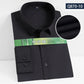 Bamboo Fiber 8XL Men's Shirt Long Sleeve Business Camisa Social Work Blue Gray Black White Long Sleeve Shirt for Men Slim Fit