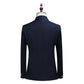 Suit (Blazer+ Pants) Men's Fashion Gentleman Business Outdoor Standing Collar Gentleman Wedding Work Casual MAO Suit