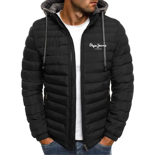 2024 Autumn And Winter Male Loose Overcoat Clothing Outdoor Casual Sportswear Fashion Streetwear Style Hooded Warm Zipper Jacket