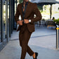 Fashion Black Slim Fit Men Suits Wedding Tuxedos Business Party Prom Best Blazer Sets Masculino 2 Piece Costume Homme Coat Pants