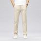 Men's Fashion Casual Pants Classic Style Business Straight Brand Fashion Anti-wrinkle Trousers Solid Color ArmyGreen Beige Khaki