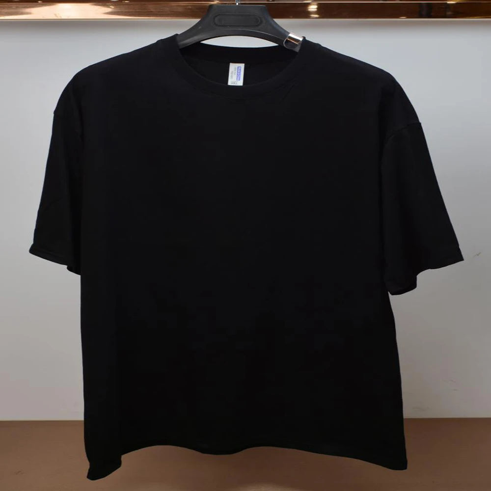2025 Plus Size S-6xl 180gsm 100% Cotton Short Sleeve T Shirt Men And Women Tops Tee Customize Printing Of Your Images Text Logo