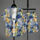 Hawaiian Shirt Style Men's Short-sleeved Shirt Summer Short-sleeved Shirt Beach Short Suit Street Casual Y2k Mens Shorts Leisure