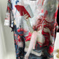TOP-YAMAMOTO Original Design Collaboration round-neck Silhouette T-shirt, Hawaiian men's and Women's large size