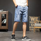 Men's Denim Shorts Cargo Multi-pocket Baggy Five-Point Jeans Shorts Fat Large Size Denim Shorts Plus Size 40 42 44