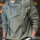 Mountain Functional Spring Lightweight Windbreaker Japanese Retro Loose Thin Hooded Jacket Men Deck Workwear Half Zip Pullover