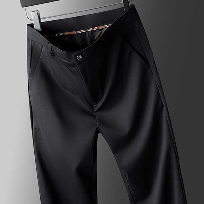 Four-Way Stretch Business Casual Pants for Men, Spring/Autumn Dress Pants, Men's Trousers, Formal Pants, Casual Elastic Dress Pa