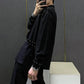 Mens Ribbons Rivets Shirts Autumn Streetwear Fashion Trends Campus Performances Casual Long-Sleeve Tops Men'S Clothing 2024