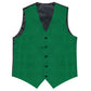 Wedding Party Green Men's Vest Shirt Accessories Fashion chaleco hombre for Man Four Seasons Wear Wholesale Necktie Handkerchief