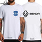 Harajuku Benda Motorcycle printed T-shirt 100%Cotton top Unisex shirt short sleeve O-neck Loose Street Fashion