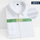 Bamboo Fiber 8XL Men's Shirt Long Sleeve Business Camisa Social Work Blue Gray Black White Long Sleeve Shirt for Men Slim Fit