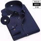 Men's Long Sleeved Shirt Spring and AutumnWhite Casual High Cotton Anti Wrinkle Professional Dress Shirt Men's Diamond Button