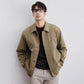 Men's Administrative Collar Jacket Pure Color Outerwear Spring Autumn New Style Fashion Brand High-End Sensation Long Sleeve