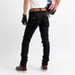 Casual Denim Jeans Men Motorcycle Pants with Protective Gear Slim Jeans Mens Cycling Pant Spring Autumn Blue Black Trousers New