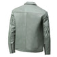 Spring Autumn Turn Down Collar Jackets Leather Coats Men Solid Moto Biker Outwear Slim Fit Casual Leather Jacket Plus Size M-8XL