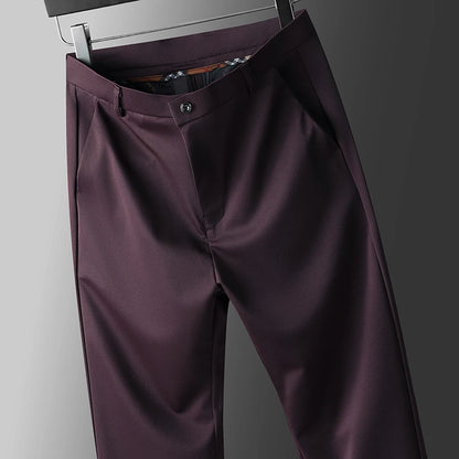 Four-Way Stretch Business Casual Pants for Men, Spring/Autumn Dress Pants, Men's Trousers, Formal Pants, Casual Elastic Dress Pa