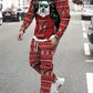 Christmas Clothing Set Spring Autumn Men Women Fashion 3D Printing Fashion Casual Sportswear Sweatshirt Jogging Pants 2Pcs Sets