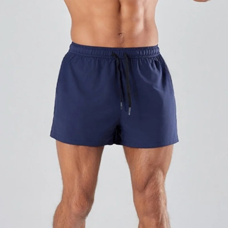 Summer Men'S Large Size Casual Shorts Beach Pants Running Sport Straight Short Pants Male Thin Sweatpant Leisure Loose Shorts