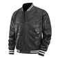 Autumn Men's Bomber Jackets Fashion Men Stretwear Windbreaker Pilot Coats Men Sports Baseball Uniform Jacket Clothing Large Size