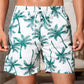 Men's Beach Shorts Summer Fashion Hawaii patterns Drawstring Men's swim Trunks Elastic Waist 3D Print Gradient Breathable Shorts