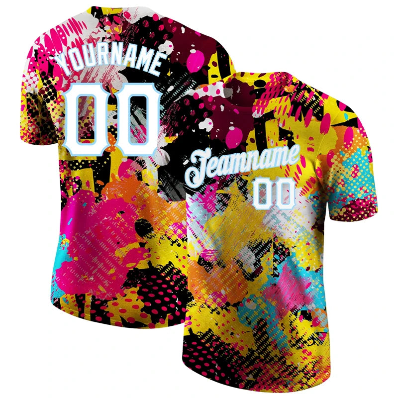 Custom Name Team Uniform 3D Printed T-shirt For Men Fashion Sportswear Fitness DIY Team Clothing Tracksuits Name Logo Tee Tops