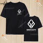 Harajuku Benda Motorcycle printed T-shirt 100%Cotton top Unisex shirt short sleeve O-neck Loose Street Fashion
