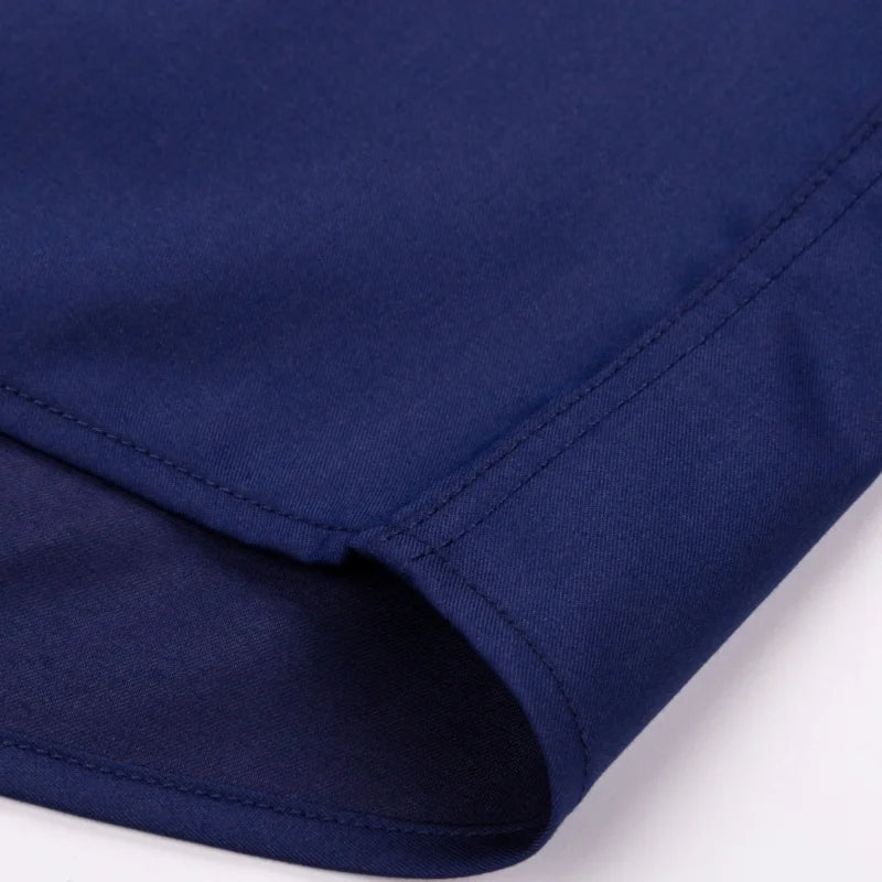 Bamboo Fiber 8XL Men's Shirt Long Sleeve Business Camisa Social Work Blue Gray Black White Long Sleeve Shirt for Men Slim Fit