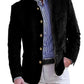 Autumn Winter Men's Casual Blazer Fashion Single-Breasted Snowflake Fleece Jacket Solid Color Daily Work Business Party Coats