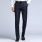 Suit Pants Men Straight Business Office Black Wine Red Plus Size 42 44 45 Slim Fit Spring Autumn Work Male Formal Trousers