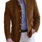 Autumn Winter Men's Casual Blazer Fashion Single-Breasted Snowflake Fleece Jacket Solid Color Daily Work Business Party Coats