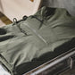 Mountain Functional Spring Lightweight Windbreaker Japanese Retro Loose Thin Hooded Jacket Men Deck Workwear Half Zip Pullover