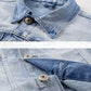 Spring Autumn Denim Suit Men's Slim Micro-stretch Two-piece Spring and Autumn Jacket Jeans