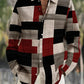 Men's Shirt Long Sleeve Lapel Loose Casual Outdoor Spring Summer High Quality Material Map Stitching Plaid 3D Printing Plus Size