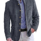 Autumn Winter Men's Casual Blazer Fashion Single-Breasted Snowflake Fleece Jacket Solid Color Daily Work Business Party Coats