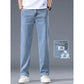 Lyocell Business Jeans Men's Spring Thin Casual Straight Fashion Loose Brand Pants Comfortable Male Denim Trousers Versatile