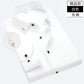 Men's Long Sleeved Shirt Spring and AutumnWhite Casual High Cotton Anti Wrinkle Professional Dress Shirt Men's Diamond Button