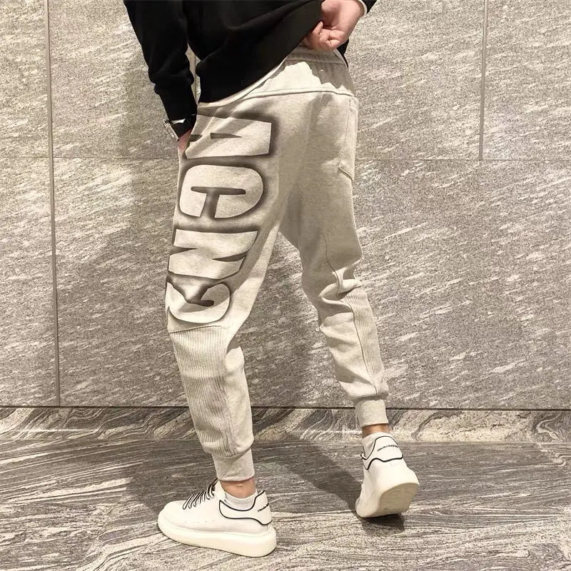 Harem Men's Sweatpants 2025 New In Sport Elastic Goth Y2k Trousers Korean Style Track Stylish Flated Summer Man Sweat Pants XL
